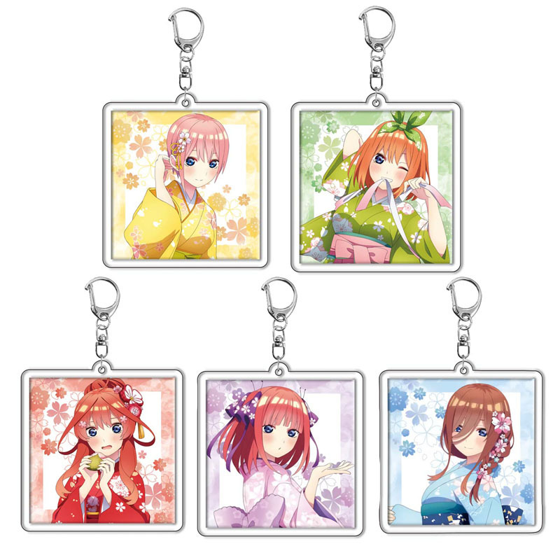 Móc khóa mica anime Gotoubun no Hanayome - Mẫu 2
