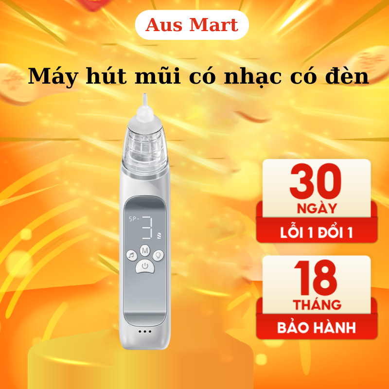 Máy hút mũi cho bé cao cấp đầu hút silicon mềm mại dụng cụ hút mũi cho trẻ sơ sinh cầm tay tiện lợi an toàn cho trẻ đồ hút mũi cho bé không gây tổn thương khi hút cho bé