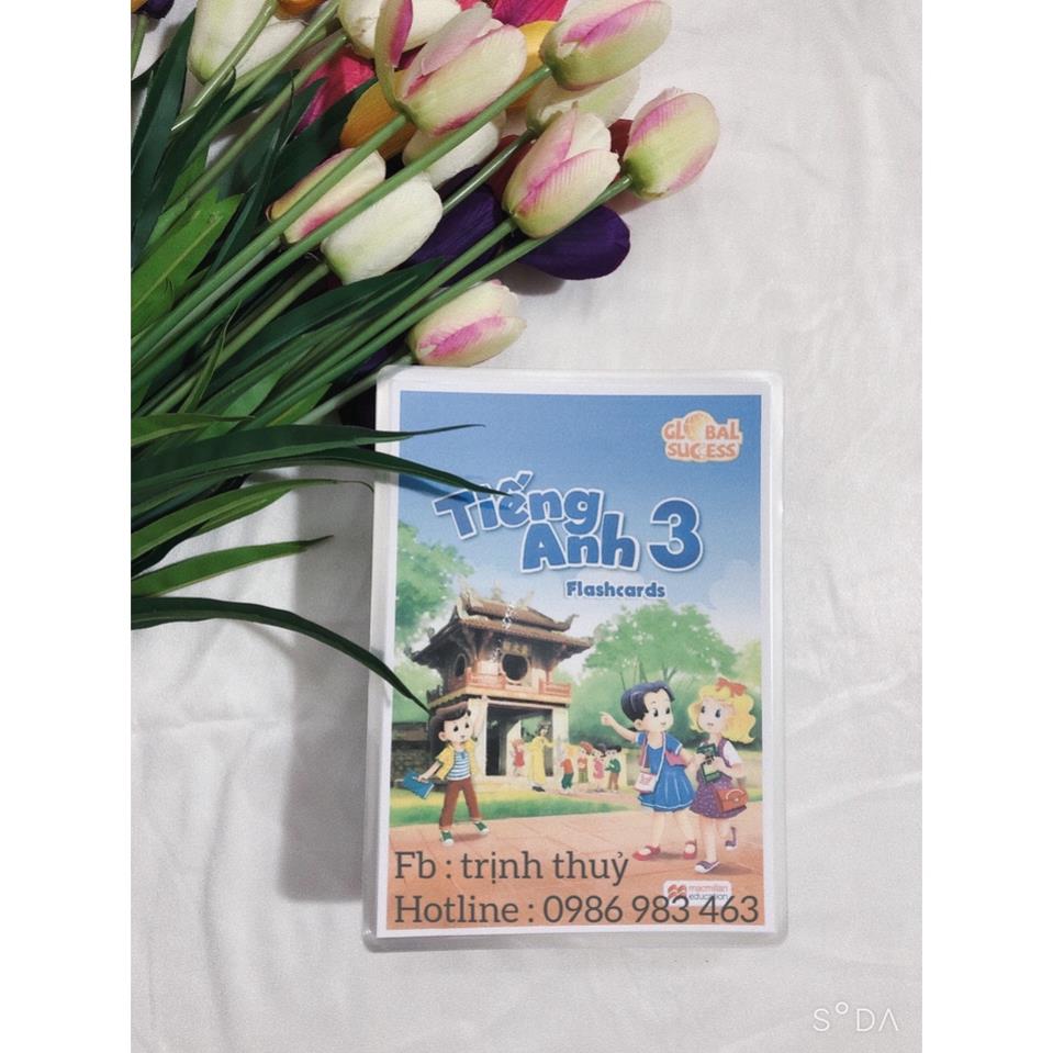 Bộ 185 Thẻ Flashcard tiếng anh lớp 3 Global Success