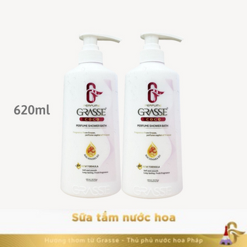 Grasse - combo 2 chai sữa tắm nước hoa 620 ml