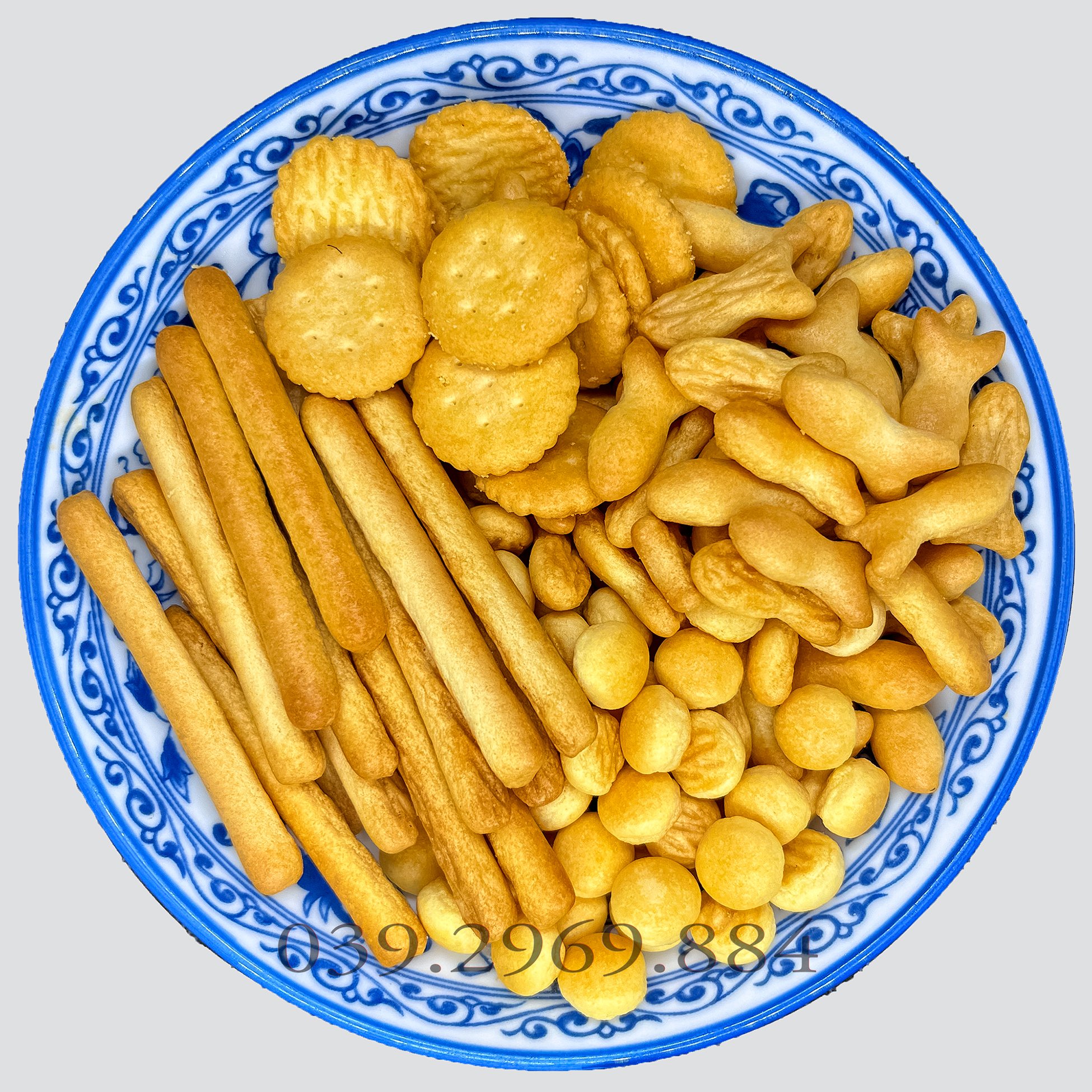 Bánh quy mặn ngọt mix đủ loại 250g/ 500g/ 1kg