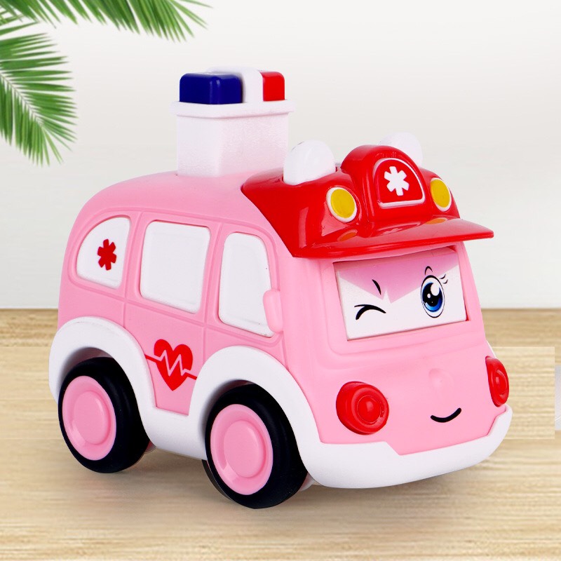 Mô hình xe Robocar nút chạy tự động - Đồ chơi xe Robocar nhấn nút chạy