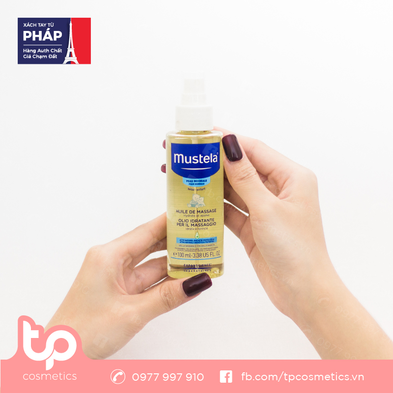 Dầu Massage Cho Bé Mustela Huile De Massage 100ml