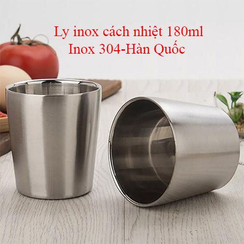Ly inox cho bé - 100% inox 304 an toàn sức khỏe