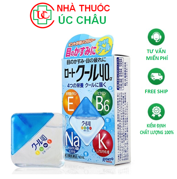 Thuốc nhỏ mắt v rohto vita nhật bản