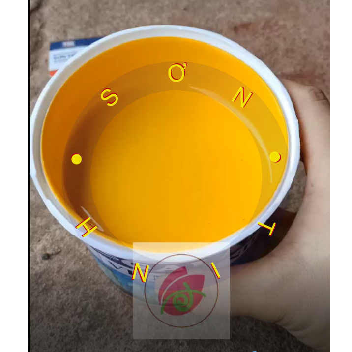 Ve màu vàng Galant 1kg