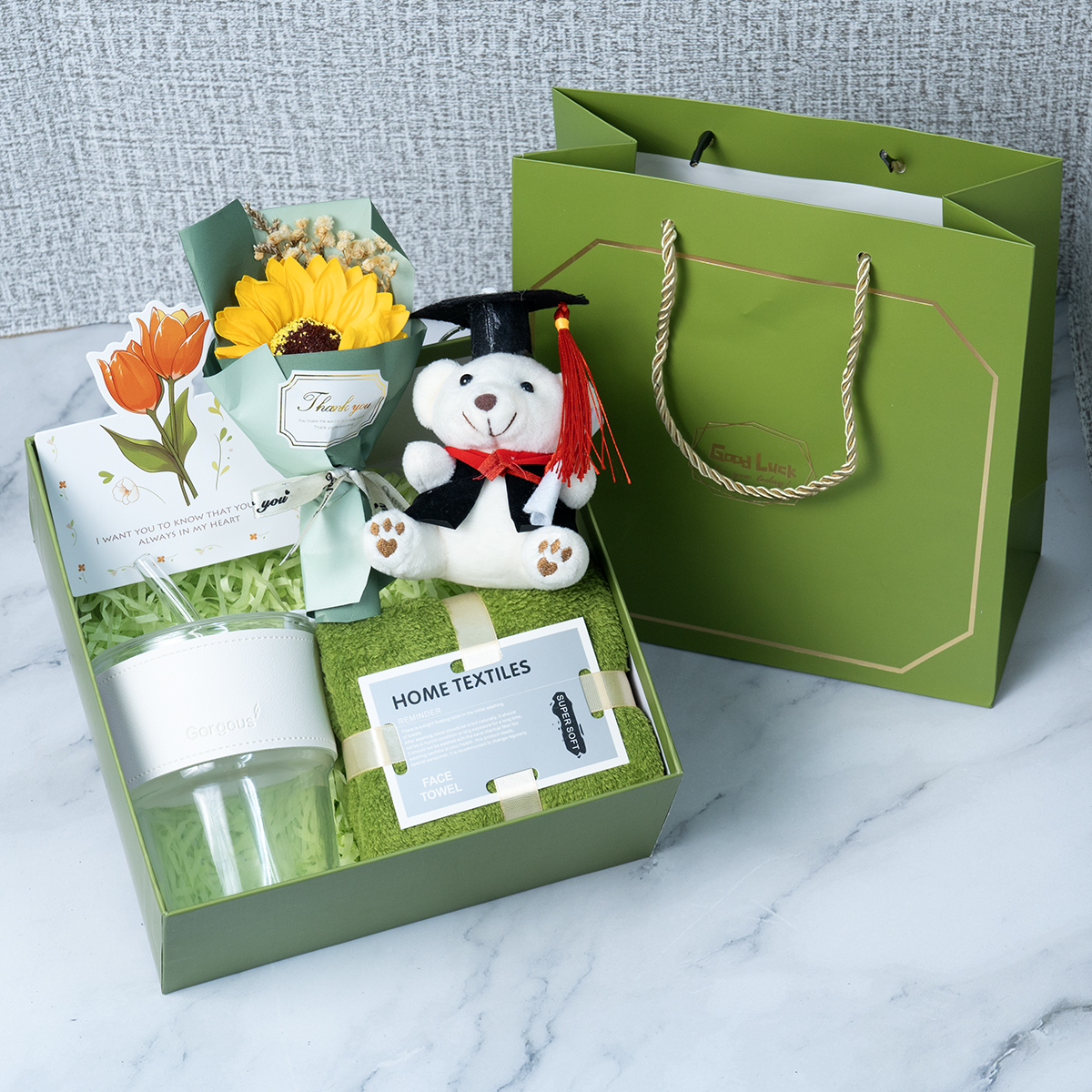 Good luck birthday graduation gift set-many cute options - 8