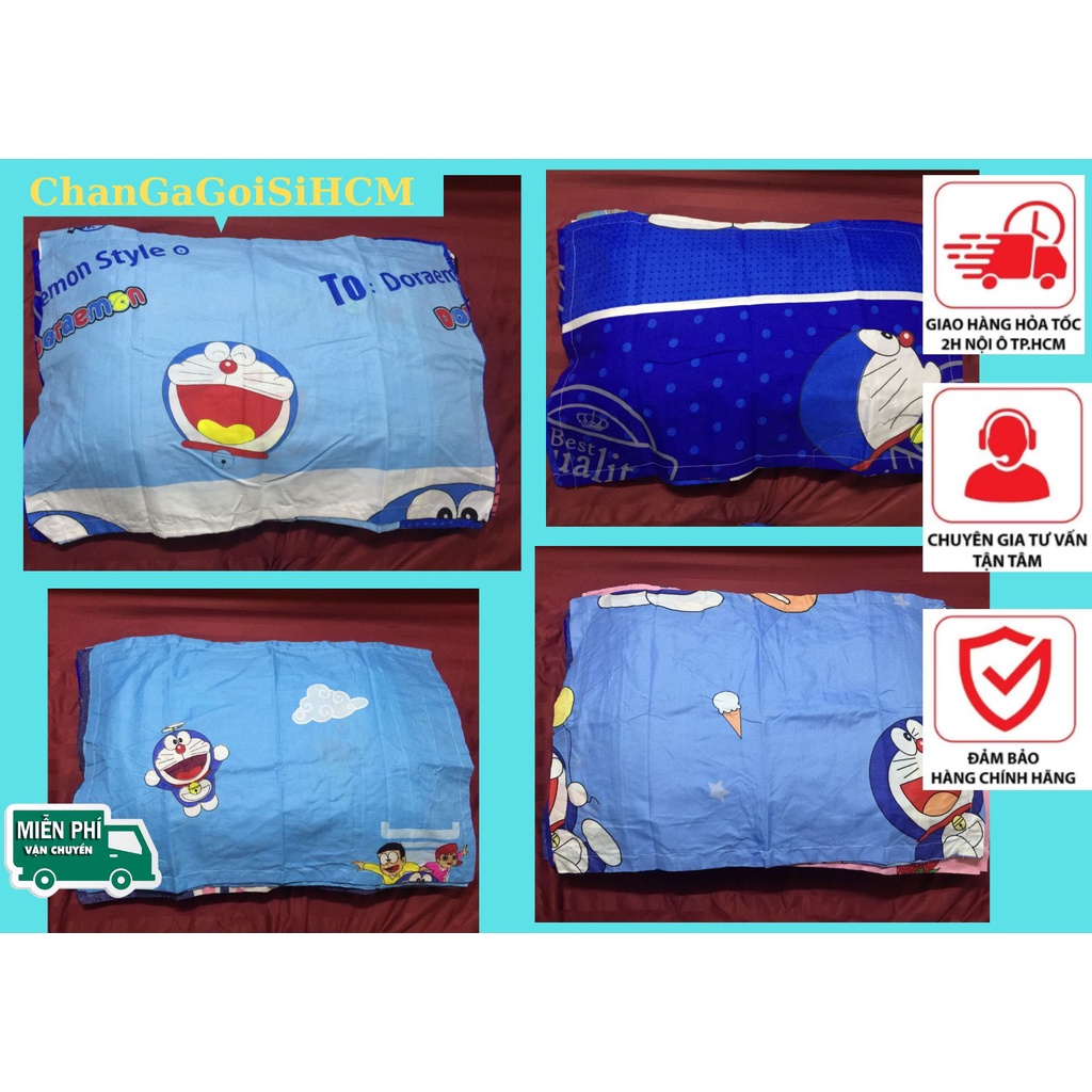 Vỏ gối, Vỏ gối nằm 45x65cm cotton cao cấp Nhiều mẫu lựa chọn- changagoisihcm-Vỏ áo gối cottonpolly Được chọn mẫu