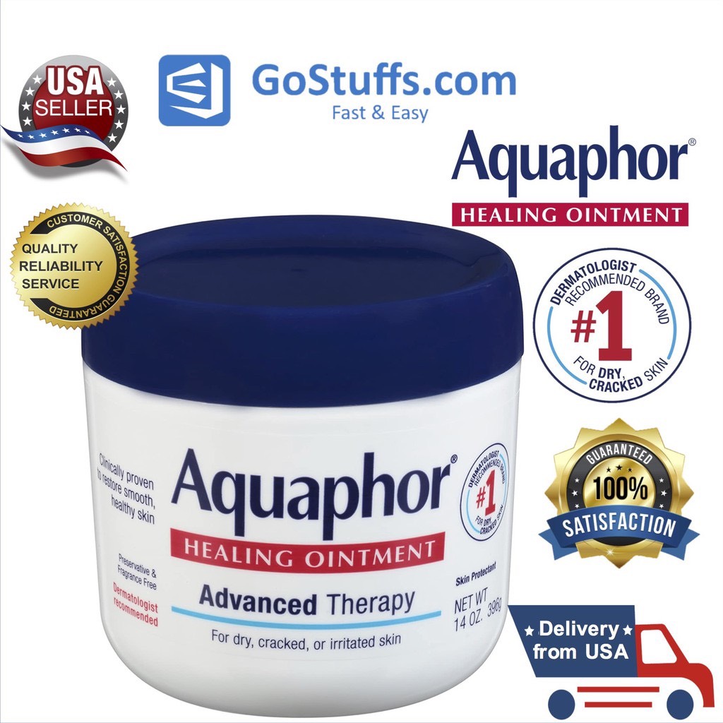 Aquaphor Healing Ointment 396g Kem dưỡng ẩm làm mềm da bảo vệ da khỏi nứt nẻ Hũ 396g