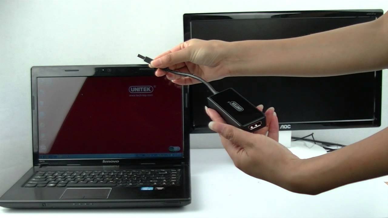 Usb 3.0 to hdmi full hd 1080p unitek y-3702, xuất thêm một ngõ hdmi kết nối với màn hình từ ngõ usb, nội dung độc lập, dùng cho máy pc và laptop muốn xuất nhiều màn hình khác nội dung