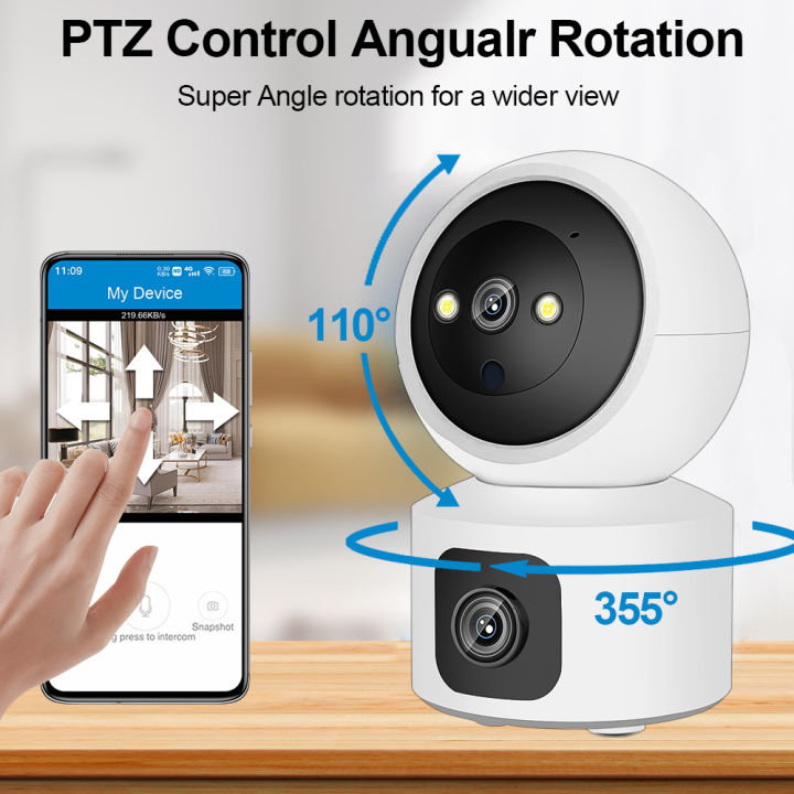 Camera ip wifi ngoài trời yoosee qc7 có màu- đàm thoại, camera wifi mini trong nhà, camera giám sát an ninh gia đình