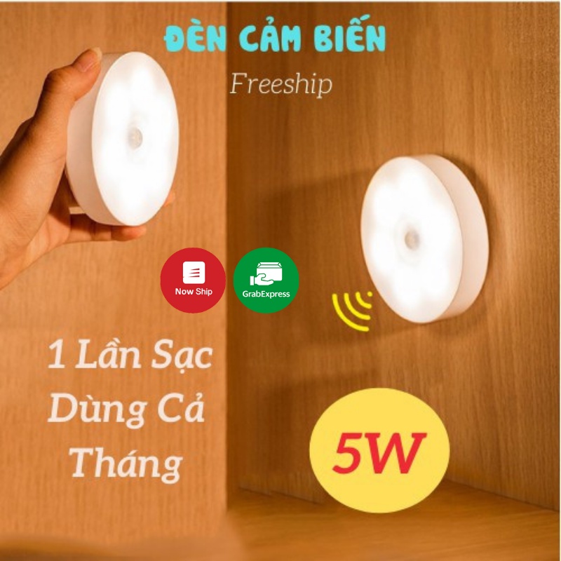 Đèn Cảm Biến Chuyển Động Đèn Led Thông Minh Phát Hiện Chuyển Động Vào Ban Đêm Dán Tường Không Dây Góc Cảm Ứng Rộng Thích Hợp Cho Mọi Không Gian