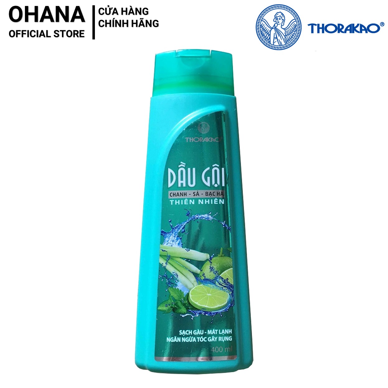 Dầu gội chanh sả bạc hà thorakao 400ml