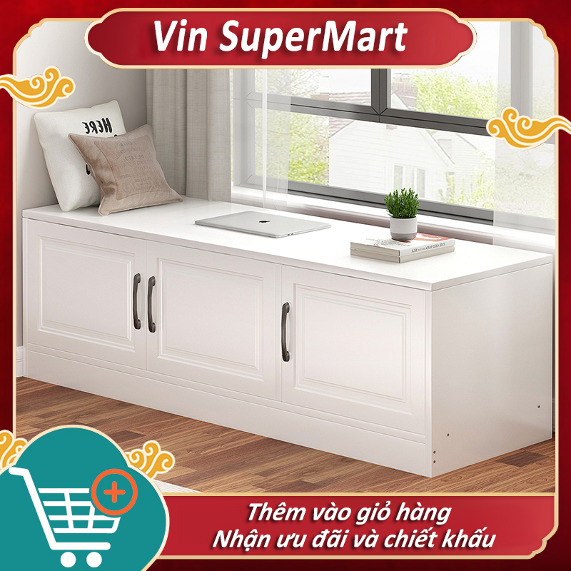 Tủ để đồ thông minh tận dụng không gian cạnh cửa sổ