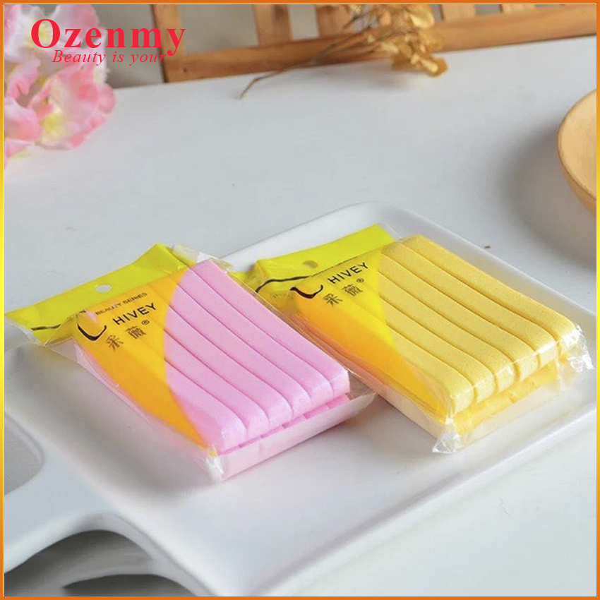[Bịch 12 Miếng] Bông Rửa Mặt Bọt Biển, Bông Nở Rửa Mặt Nhật Bản Dạng Nén Chivey hot 2021 Ozenmy mềm và dai