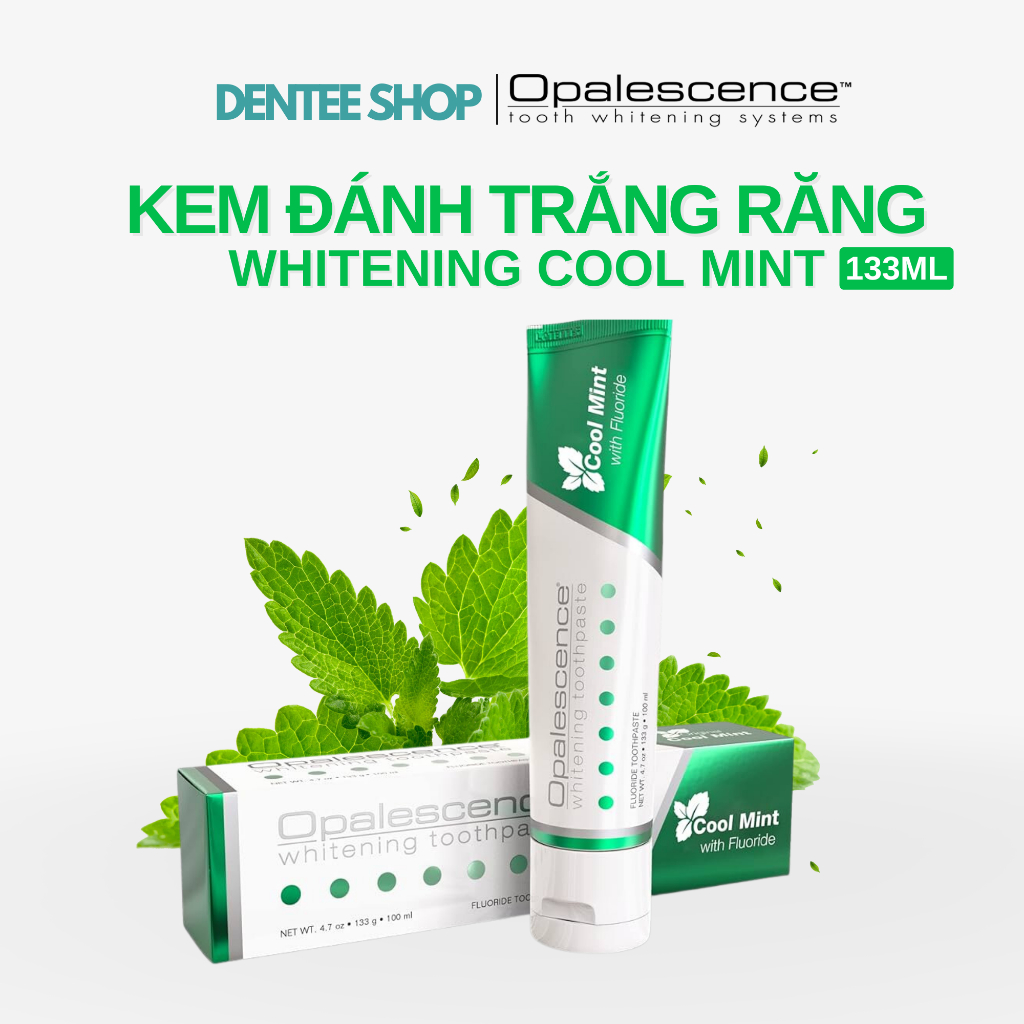 Kem đánh răng Opalescence Whitening Cool Mint cao cấp, làm trắng răng