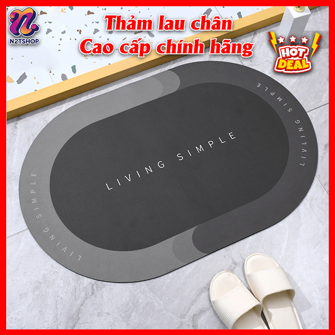 Thảm đá, thảm trải sàn,chùi chân, lót chân, siêu thấm, mềm mịn, thảm lau chân Nhật Bản cao cấp.
