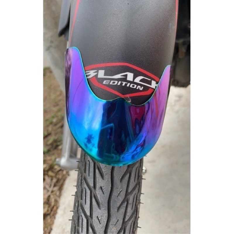 Bộ ốp mỏ dè trước + dè sau titan xe wave 2006 - 2021, wave 50cc, rsx 110