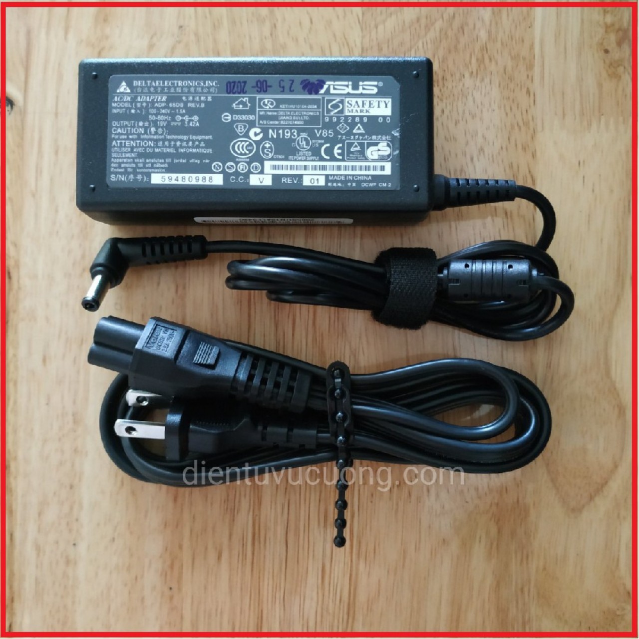 [HCM]Nguồn Sạc LAPTOP ASUS 19V ( 2.37A )