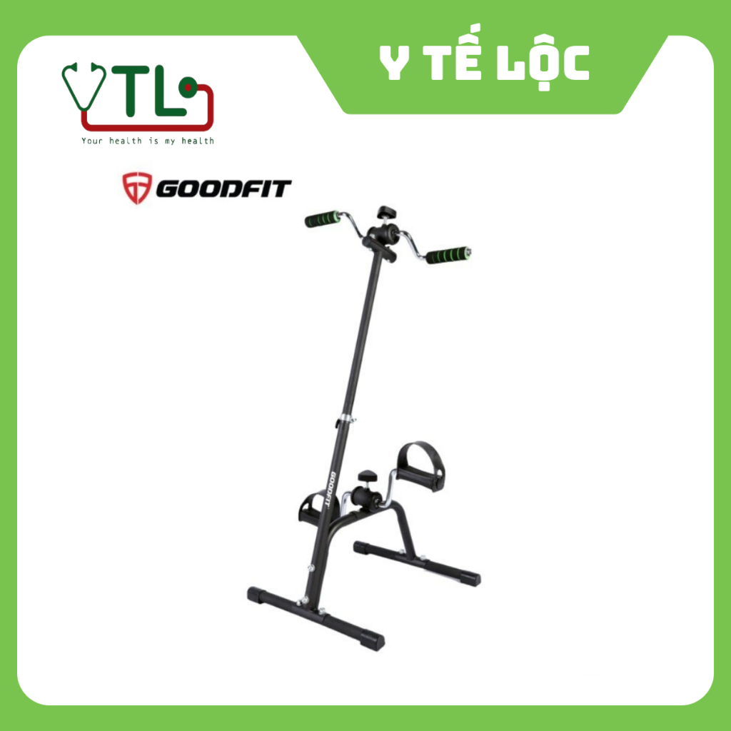 Xe đạp thể dục tại nhà, tập chân tập tay phục hồi chức năng GoodFit GF004PE