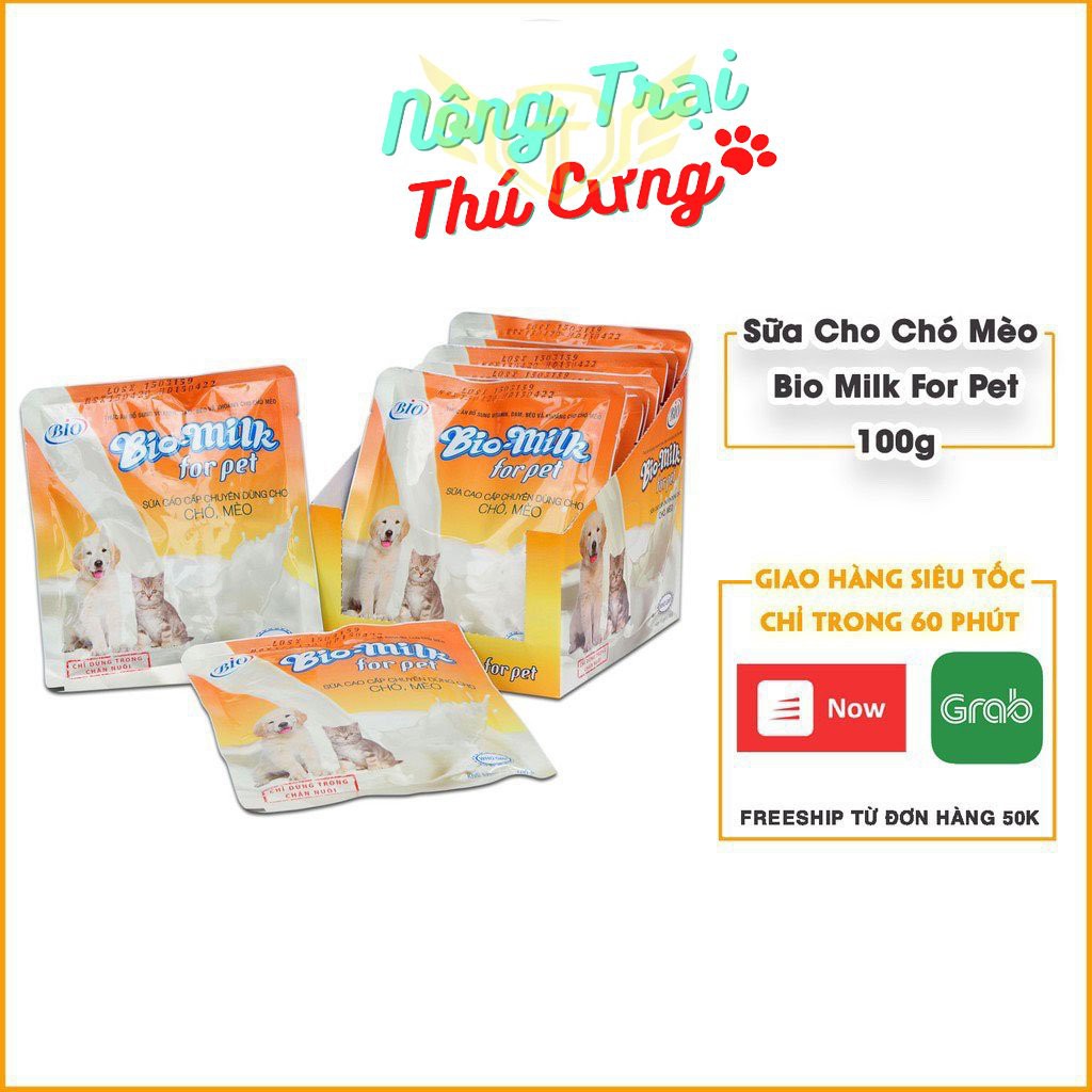 Sữa cao cấp cho chó mèo bio milk - sữa bio milk for pet 100g