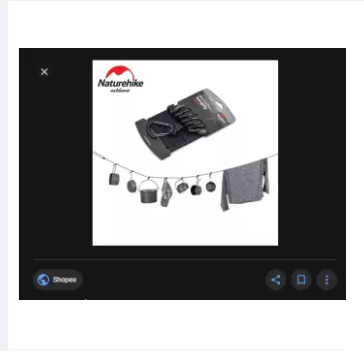 Dây treo đồ đa năng 4.3m naturehike nh19pj040