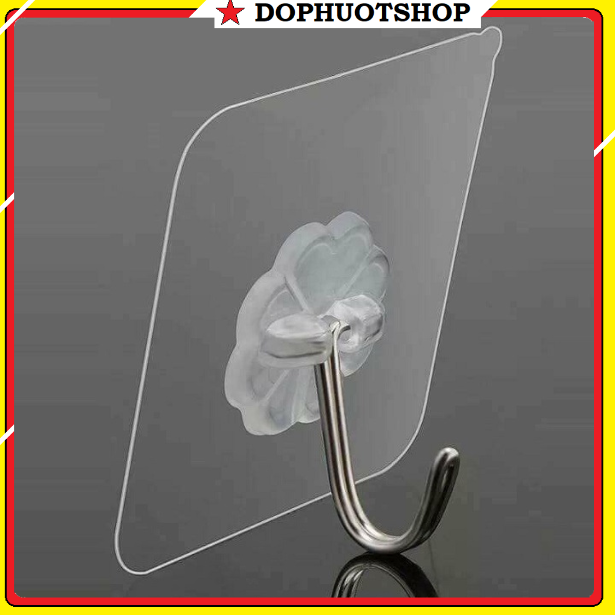 Miếng hít dán tường chịu lực, móc dán tường chịu lực 10 kg