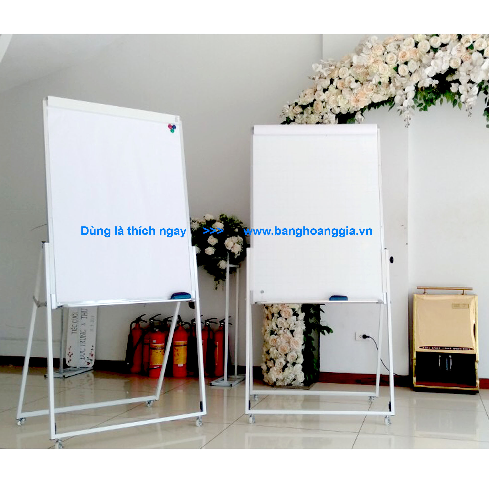 Bảng flipchart up side down - bảng hội thảo kẹp giấy