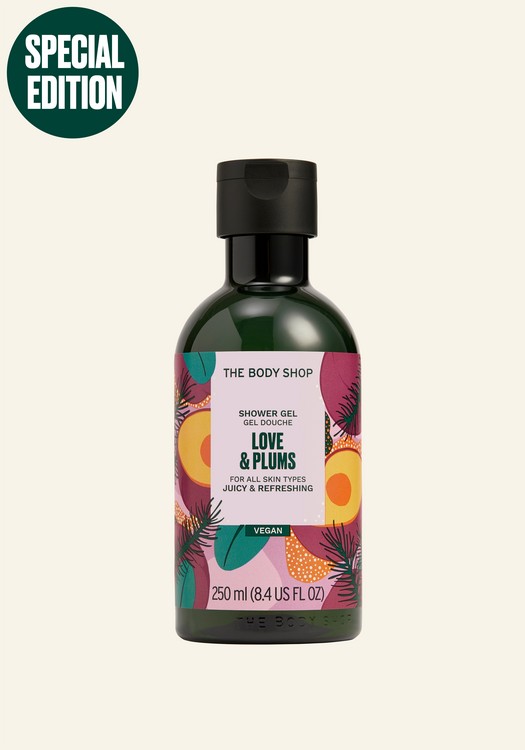 Sữa tắm the body shop love & plums shower gel 250ml
