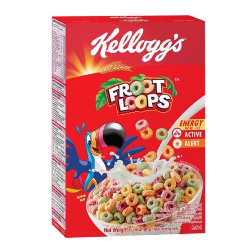 Ngủ cốc ăn sáng Kellogg's Froot Loops 160g