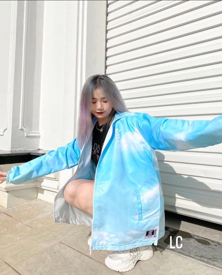 Áo khoác nữ form rộng in sắc nét [ GIÓ THIÊN THẦN ]