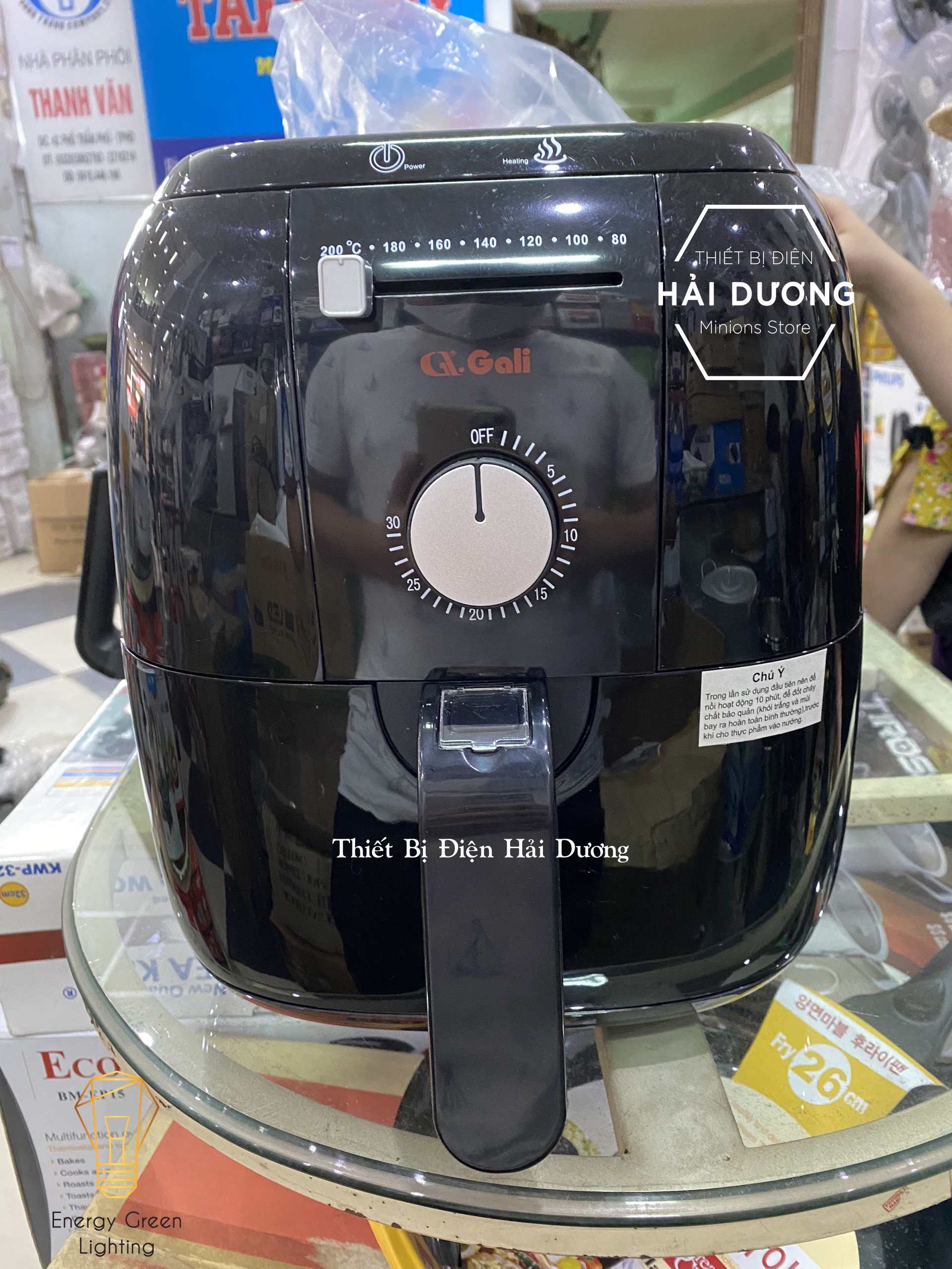 Nồi chiên nướng chân không gali gl-1105, không cần dùng dầu 3.5l - loại bỏ 80% chất béo, chống dính hoàn hảo, làm chín nhanh - bảo hành 12 tháng
