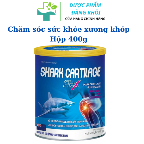 [Hộp 400g] Sữa bột chống loãng xương Sukumin Flex- Bổ sung Gulucosamin, Sụn Cá Mập,Canxi Nano, Nano Collagen Giúp Khớp Dẻo