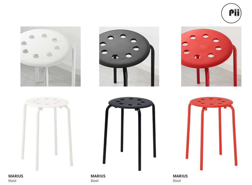 Ghế Đôn, Ghế Đẩu Tròn Chân Sắt Lắp Ráp, Mặt Ghế Nhựa Cao Cấp 3 Màu