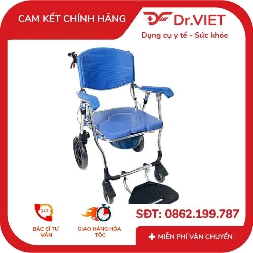 Xe Lăn Tắm Có Bô GBM-019