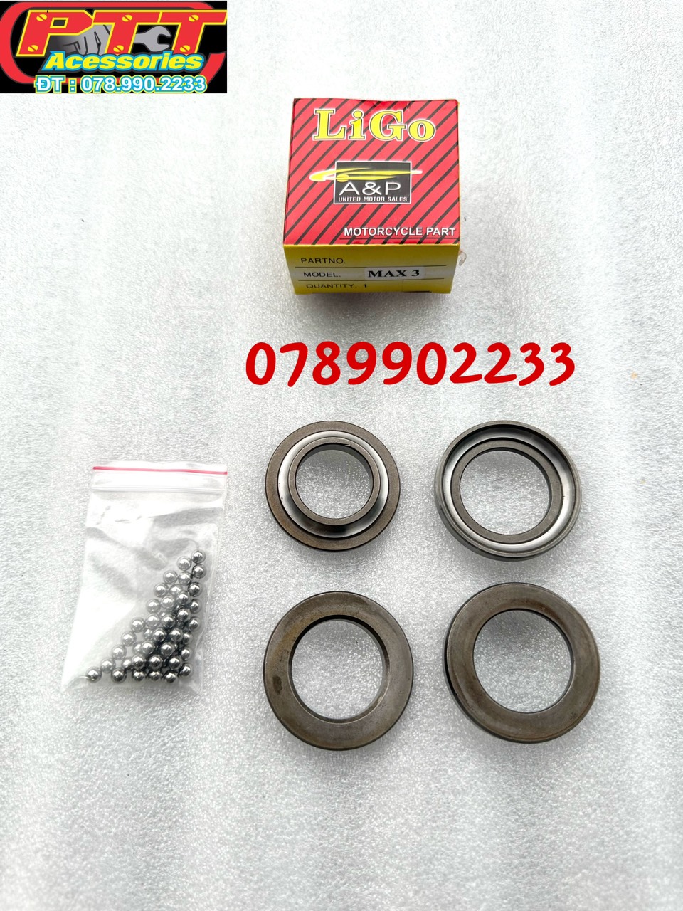 Bộ chén cổ dành cho xe max 3 trung quốc