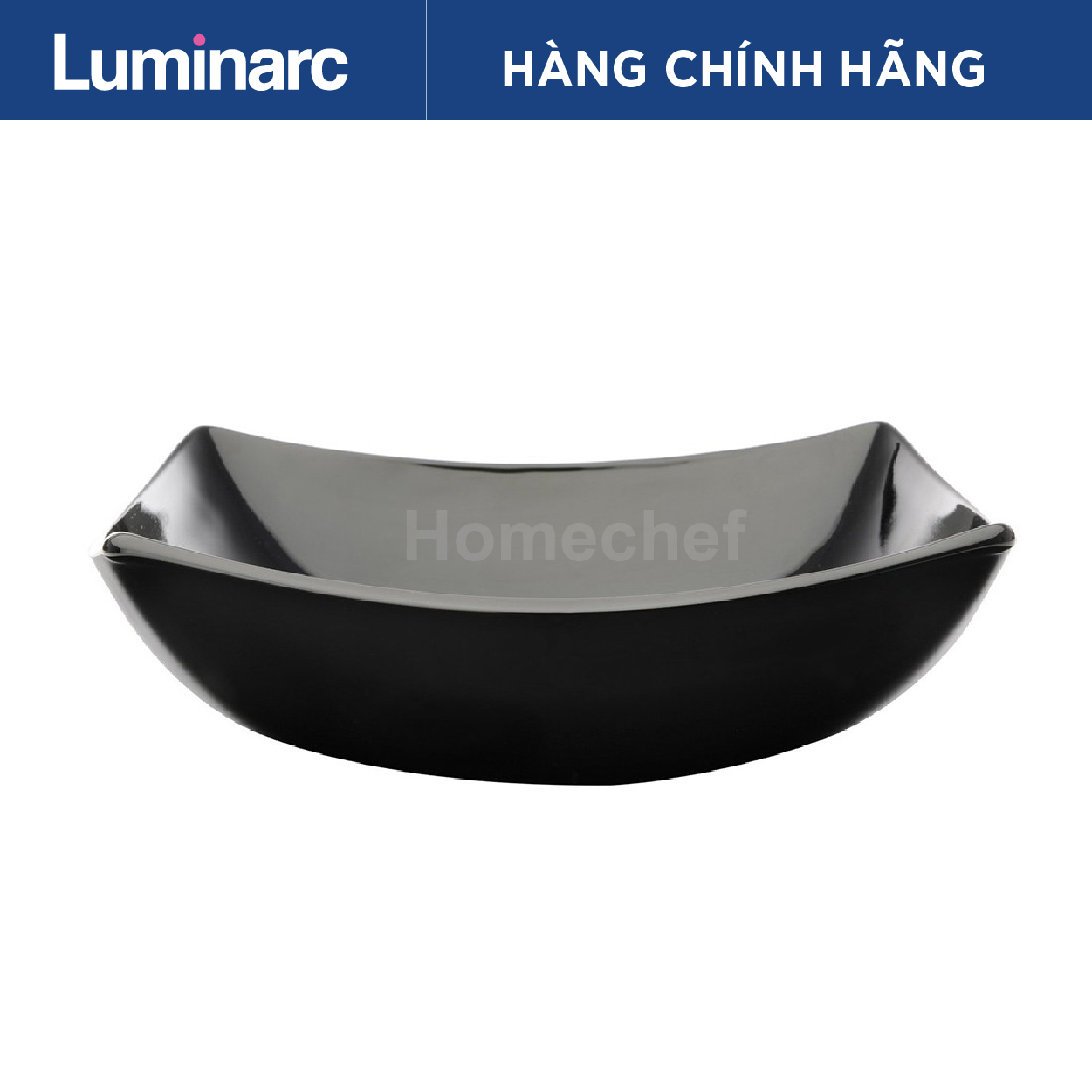Đĩa Thủy tinh Luminarc sâu lòng Quadrato 20cm H3671 làm bằng thủy tinh an toàn sức khỏe, dùng được lò vi sóng và máy rửa bát, hàng chuẩn chính hãng