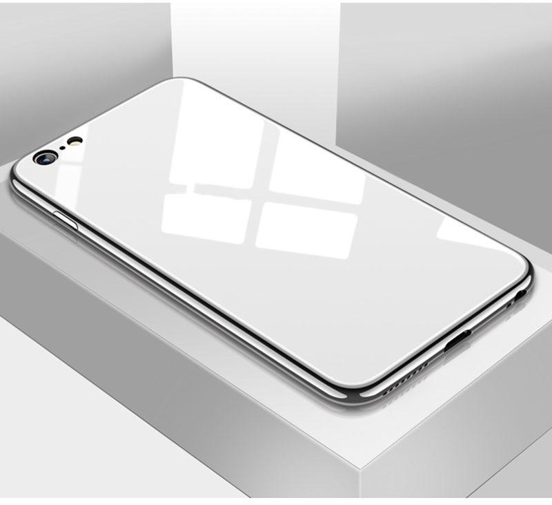 Ốp lưng kính viền silicon cho iphone 6, ốp lưng iphone 6 siêu đẹp