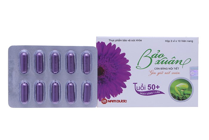 Bảo xuân tuổi 50+ hộp 3 vỉ x 10 viên