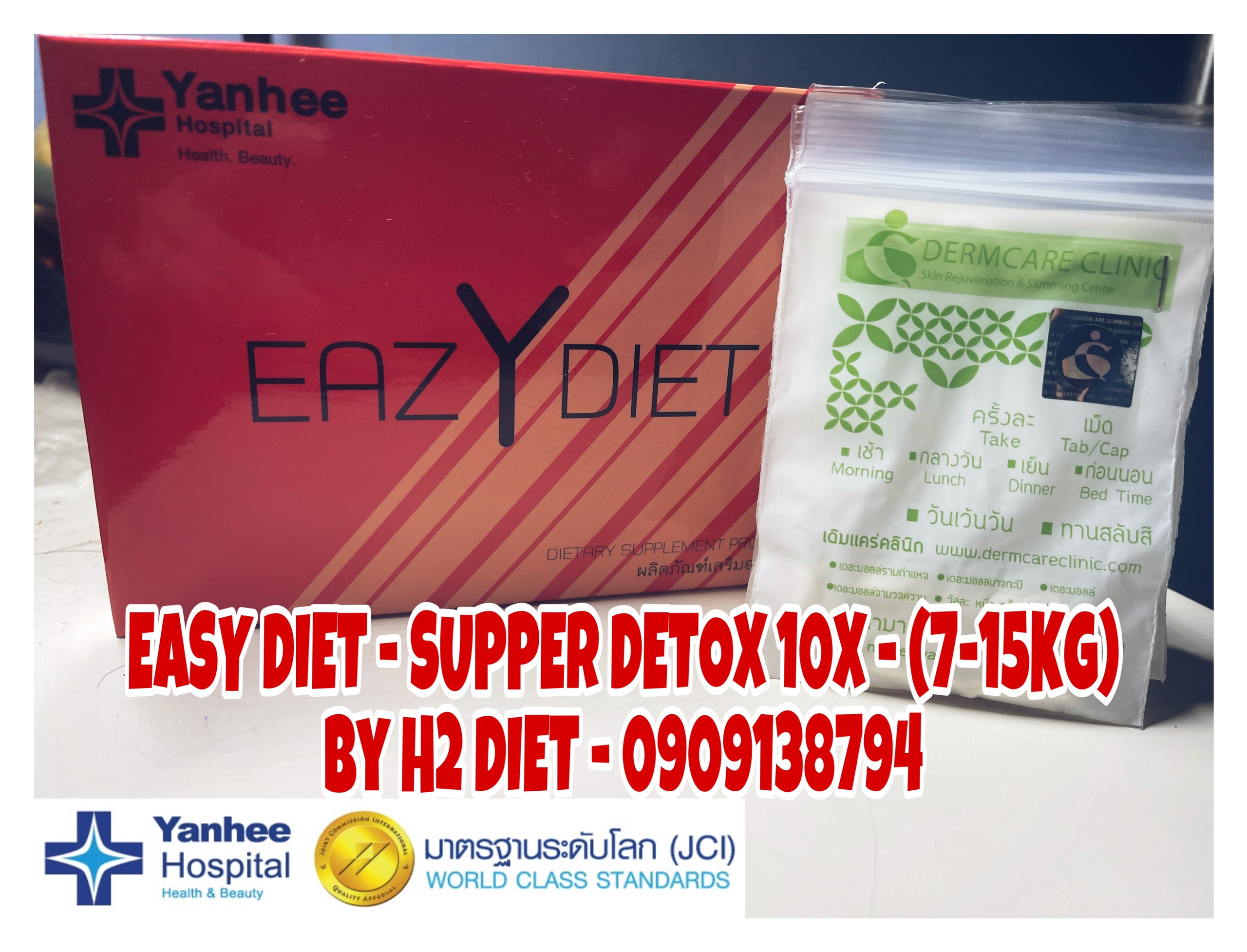 Giảm cân yanhee cực mạnh easy diet 10x