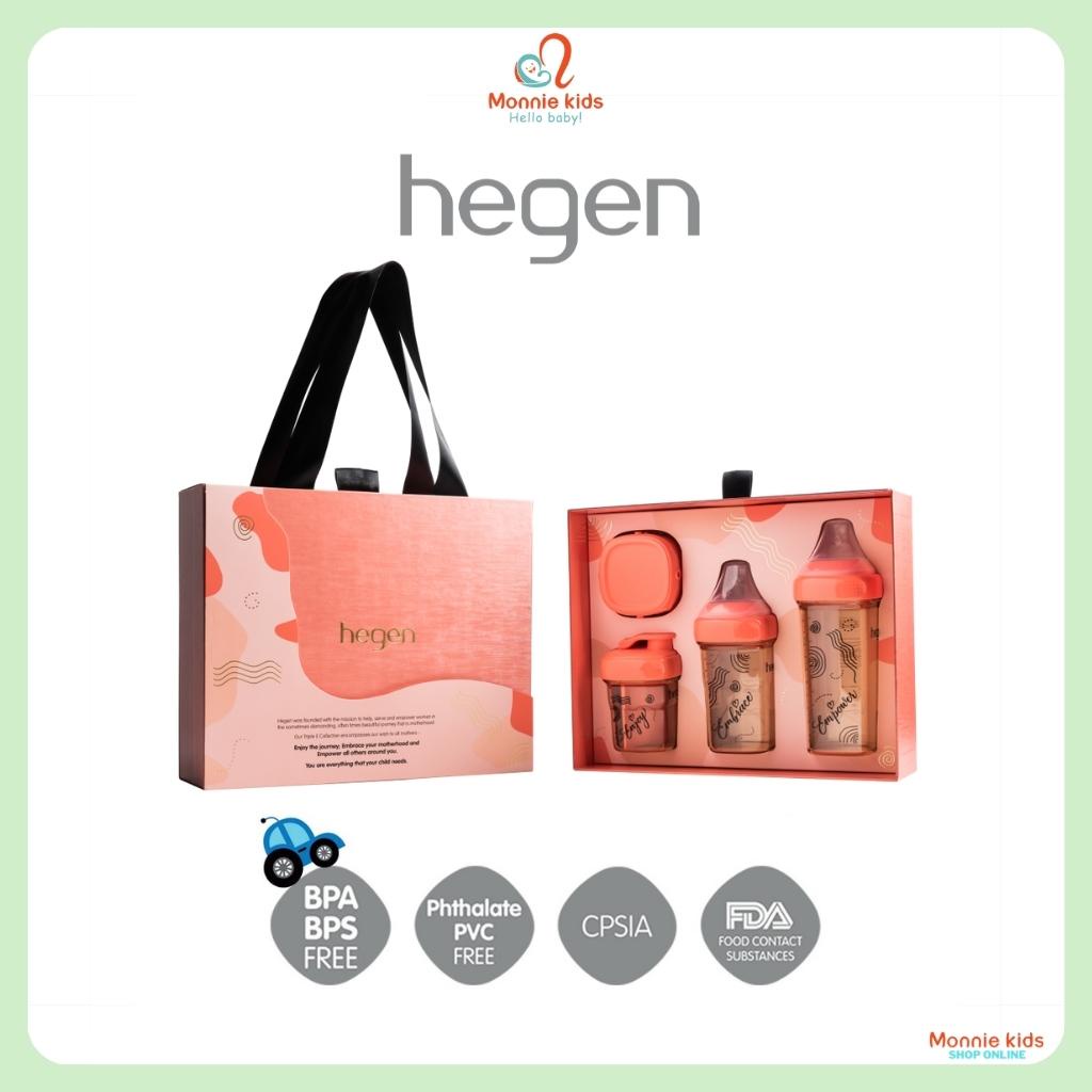 Bộ quà tặng Hegen Triple E Collection, set quà đồ sơ sinh cao cấp cho bé