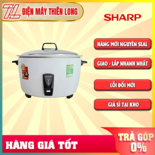 Nồi cơm điện nắp rời sharp ksh-d1010v - trả góp 0% - giao toàn quốc - ngoài hcm tính phí