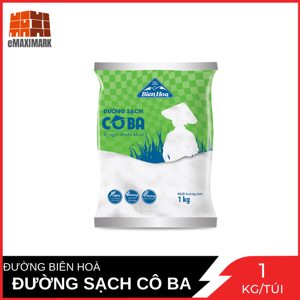 Đường sạch cô ba đường biên hoà gói 1kg