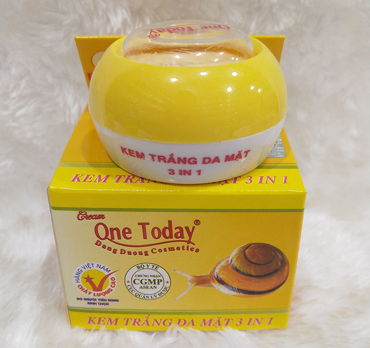 #SIÊU RẺ!!! COMBO 3 hộp kem ONE TODAY TRẮNG DA 3IN 1