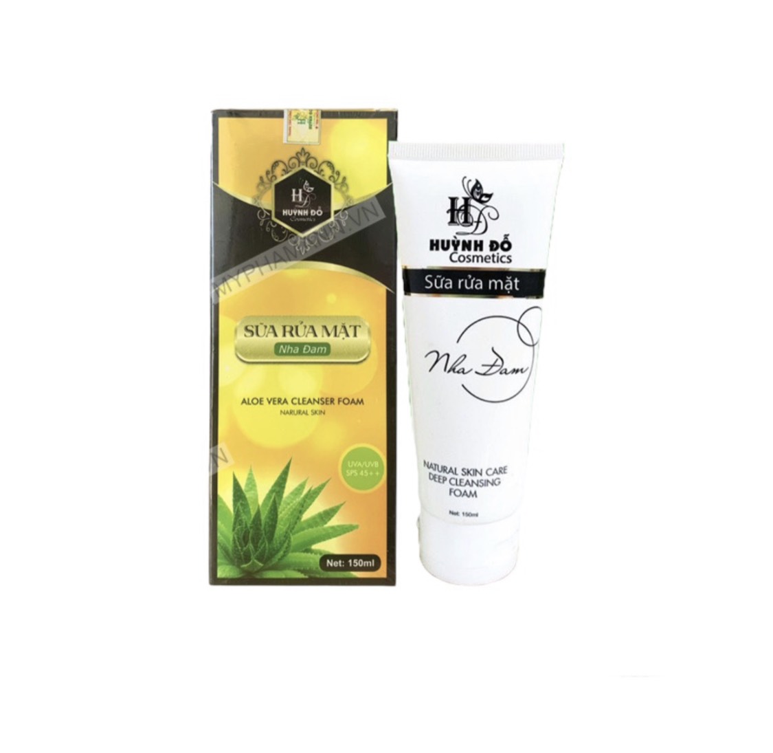 Sữa Rửa Mặt Nha Đam Huỳnh Đỗ Cosmetics Giúp Sạch Da Ngừa Mụn