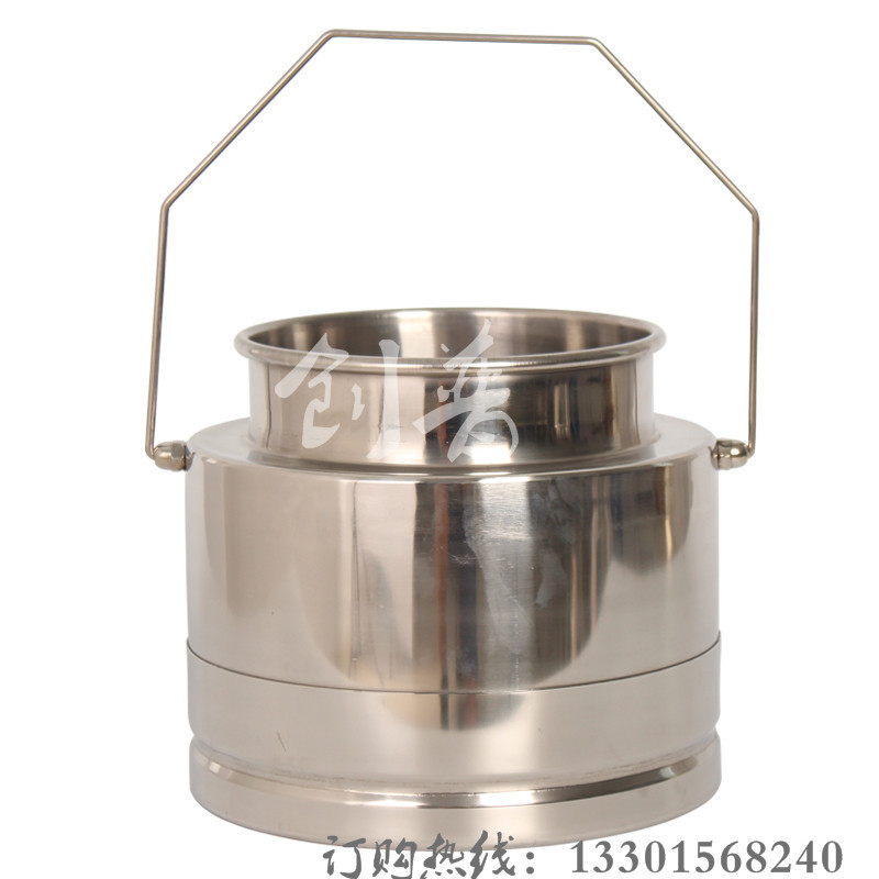 5L Phụ Kiện Máy Vắt Sữa Bò Công Suất Thùng Vắt Sữa   Thép Không Gỉ 304 Thùng Vắt Sữa Chất Liệu   Thùng Nâng Sữa