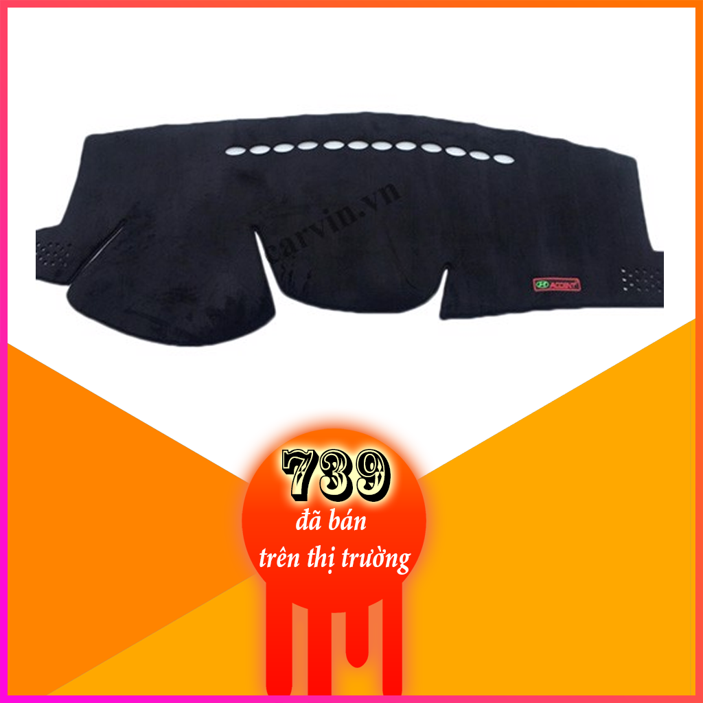 Thảm chống nắng taplo Hyundai Accent 2019-2020-2021 lông cừu , đế chống trượt hàng Việt Nam
