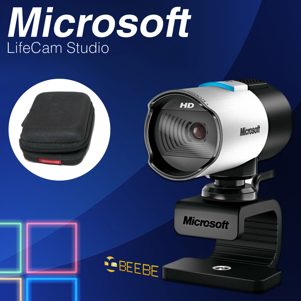 Microsoft Lifecam Studio - Webcam Có Micro Chất Lượng HD 1080p (Bảo Hành 3 Năm)