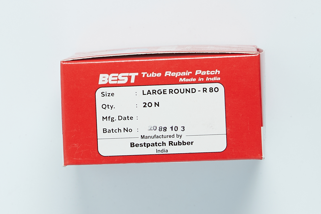 Miếng vá săm, vá ruột, vá vỏ, vá lốp Xe Máy, Ôtô Hình Tròn Chính Hãng Bestpatch Ấn Độ