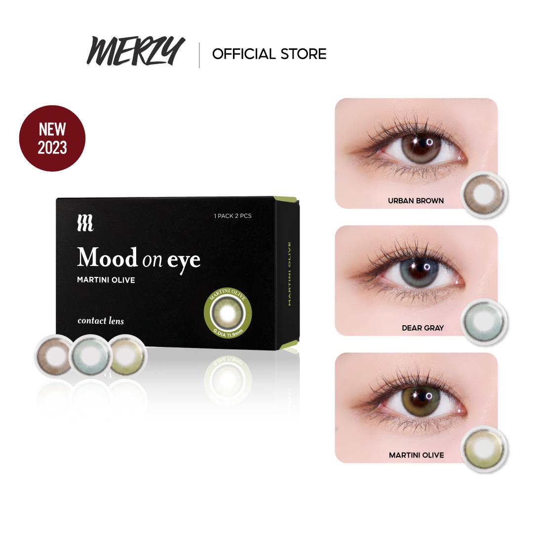 Kính áp tròng merzy mood on eye contact lens 11.9mm